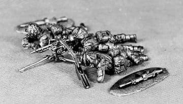 BAOR4 British Infantry with fixed mount GPMG.