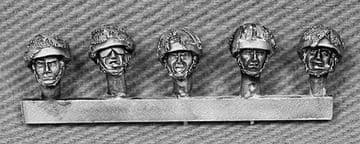 BRIT12 British Heads with Camouflaged Helmets