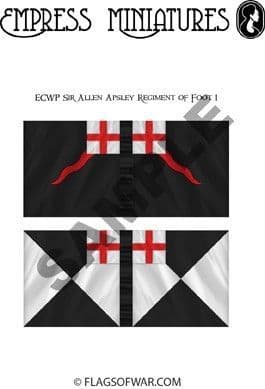 ECW FLAG APSLEYS  REGIMENT 1