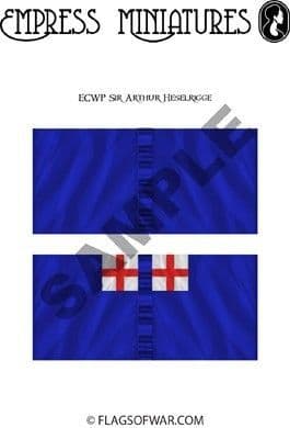 ECW FLAG Sir Arthur Heselrigge foot.