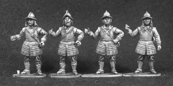 ECW09 Pikemen. Buff coats and full armour.