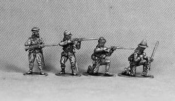 ECW101 Musketeers firing line.