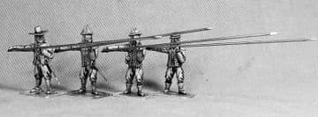 ECW104 Unarmoured pike at charge.