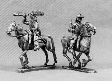 ECW118 Mounted trumpeters.