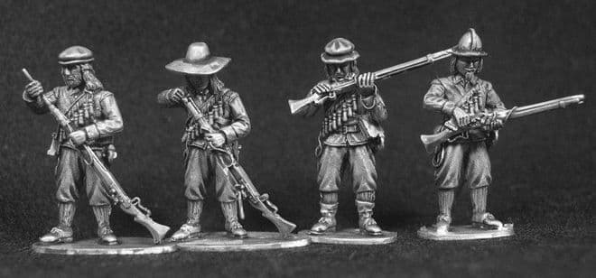 ECW15 Musketeers loading with musket rests.