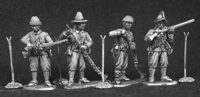 ECW19 Musketeers loading with musket rests.