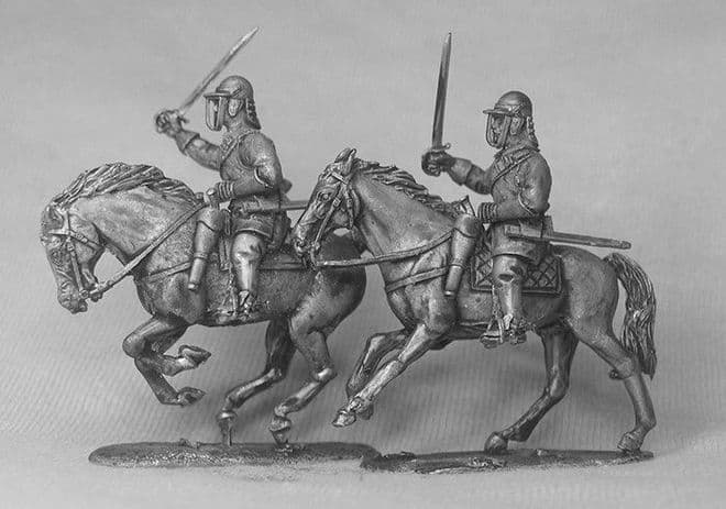 ECW29 Cavalry. Armour, buff coats swords.