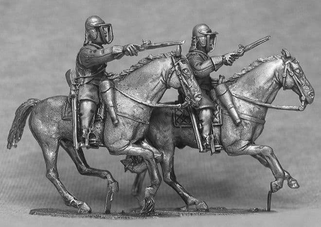ECW36 Cavalry. Armour, buff coats pistols.