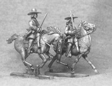 ECW42 Cavalry. buff coats and swords.
