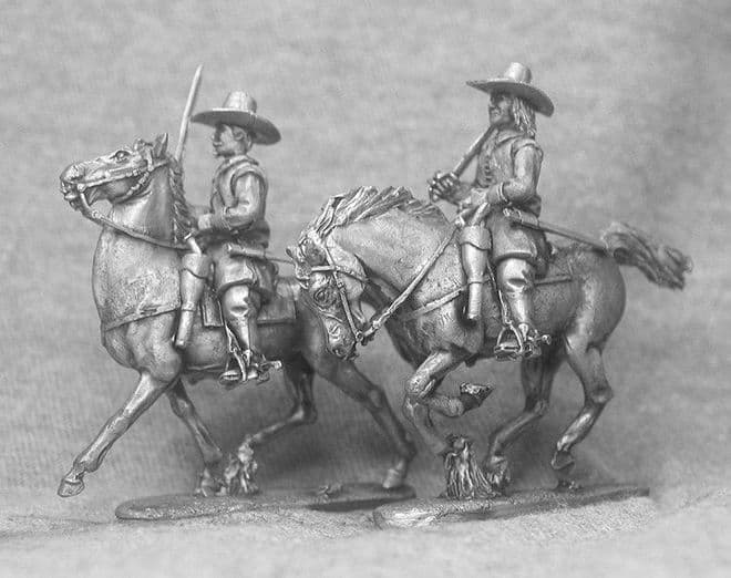 ECW44 Cavalry.  buff coats and swords.