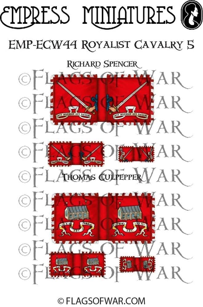 ECW44 FLAG Royalist Cavalry.
