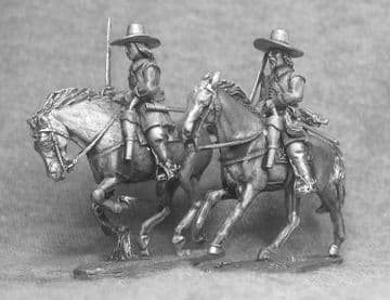 ECW45 Cavalry. buff coats and swords.