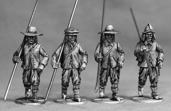 ECW53 Pikemen shouldering pike.