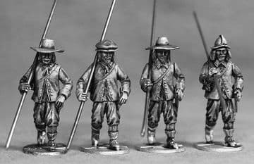 ECW53 Pikemen shouldering pike.