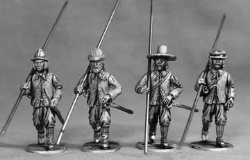 ECW54 Pikemen shouldering pike.
