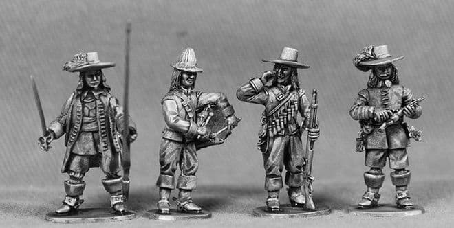 ECW73 Dismounted dragoons command.