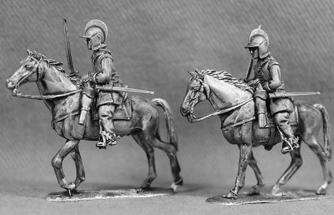 ECW91 Cavalry in Burgonets.