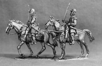 ECW96 Cavalry in helmet and buff coat.