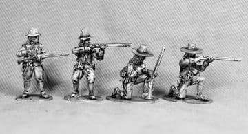 ECW99 Musketeers firing line.