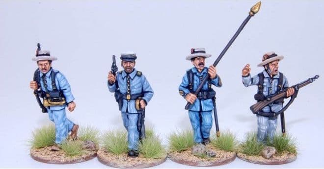 ES1 SPANISH INFANTRY COMMAND GROUP ADVANCING