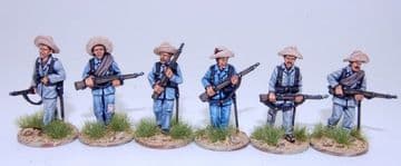 ES3B SPANISH INFANTRY ADVANCING, CAMPAIGN DRESS