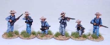 ES4B SPANISH INFANTRY FIRING, CAMPAIGN DRESS