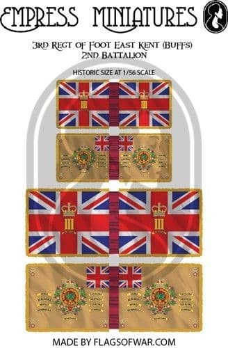 FLAG02 - 3rd Regt of Foot (East Kent (Buffs) )