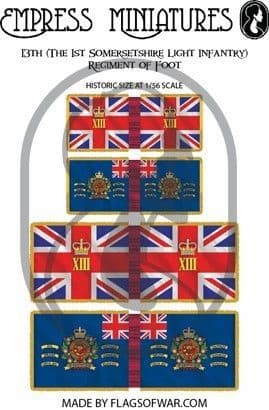 FLAG04 13th The 1st Somerset Light Infantry.