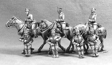 GER25 105mm Howitzer Limber crew only.