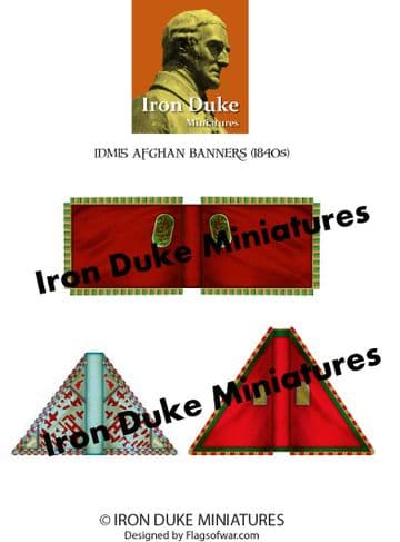 IDM15 Afghan Banners 19th century.