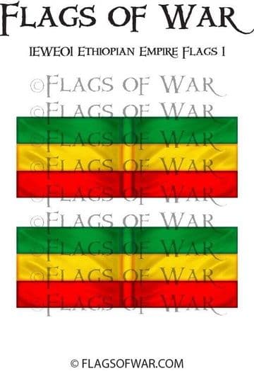 IEWE01 Ethiopian Empire Flags