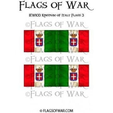 IEWI03 Kingdom of Italy Flags 3