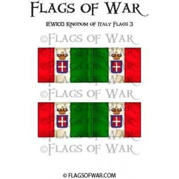 IEWI03 Kingdom of Italy Flags 3