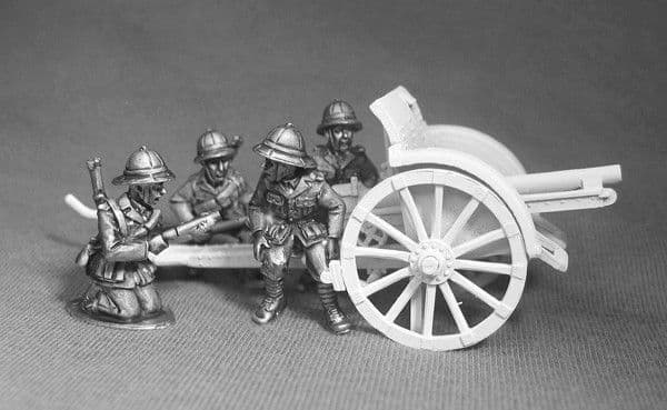 ITI6 Italian Cannone da 75/27 (75mm Artillery Piece) and crew.