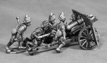 JAZ10 Mountain gun with four Indian crew.