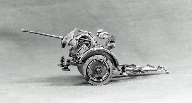 KA27 2cm Flack 30 AA gun with chassis. NO CREW.