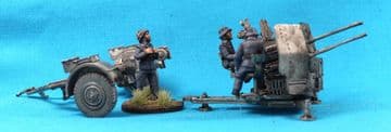 KA31 luftwaffe Crew and quad flak 38 Flakvierling.