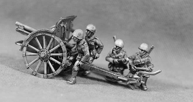 LIT10 Canon a 75/27 and helmeted crew.