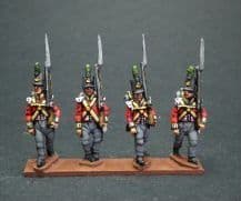 NB30- Light infantryman marching