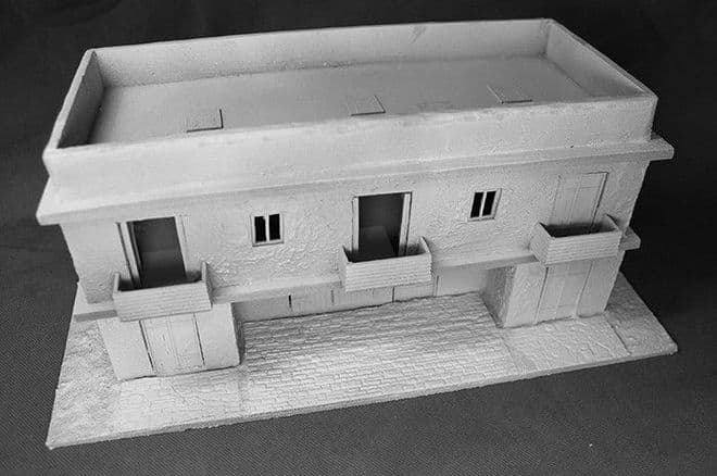 No 4 Single story Multi Balcony Building