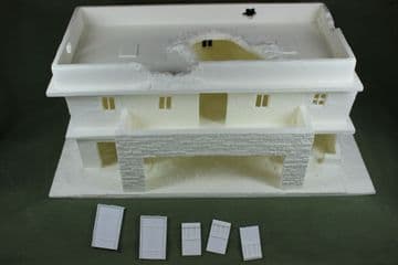 No 6 Damaged Stone Balcony building.