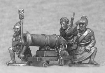 NZ17 Maoris cannon and crew.