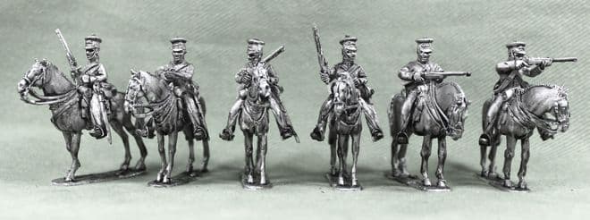OR 43A Cape Mounted Rifles (1840-49), peaked forage caps, mounted skirmish line (Set IV).
