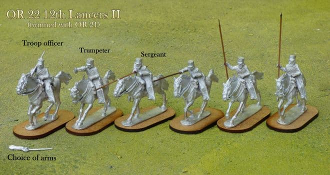 OR22 12th Royal Lancers, Charging .