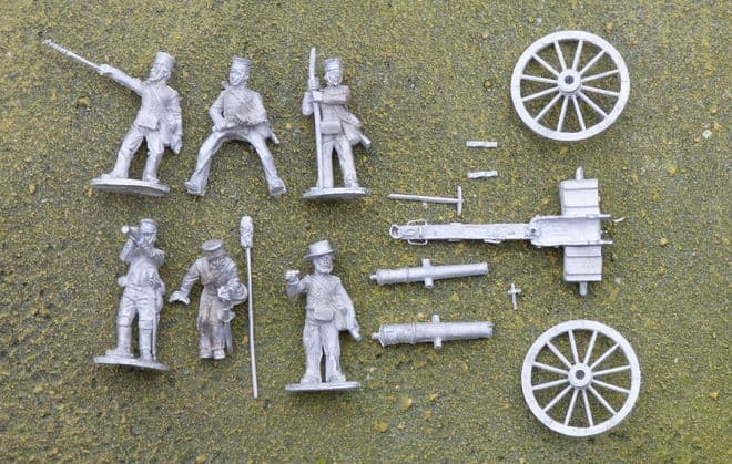 OR28 Royal Artillery Field Gun and crew.