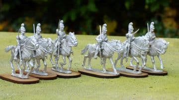 OR41 7th Dragoon Guards in brass helmets.