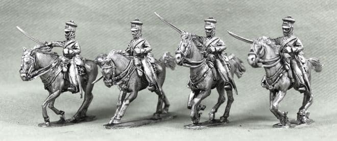 OR44 Cape Mounted Rifles charging with swords. (1840 - 49