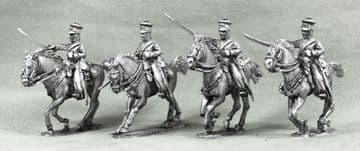 OR44 Cape Mounted Rifles charging with swords. (1840 - 49