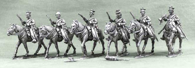 OR50 7th Dragoon Guards in watering caps.