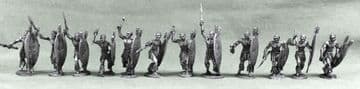 OR54 Matabele or Zulu Warriors attacking (bareheaded) Pack 3